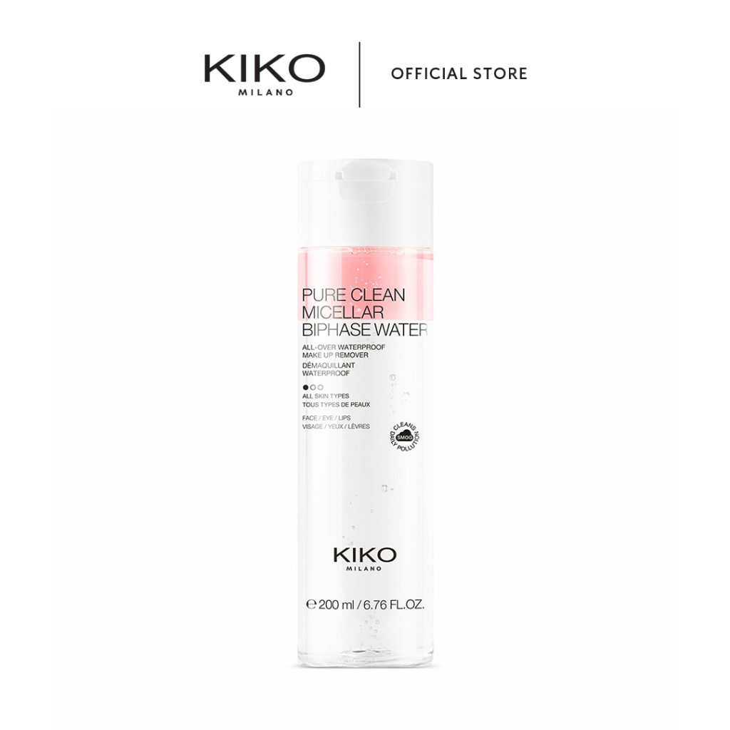 KIKO Milano Pure Clean Micellar Biphase Water 200ml Shopee Philippines