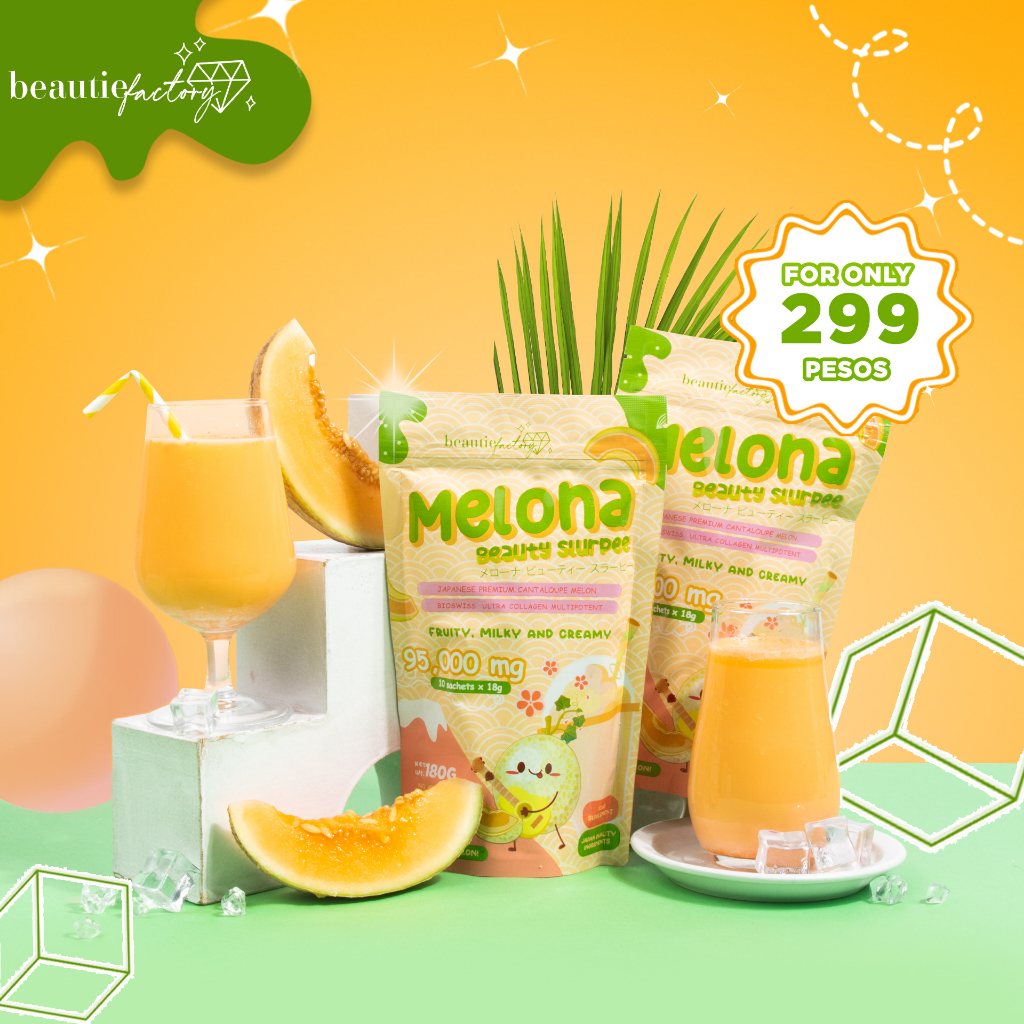 Melona Beauty Slurpee Melon Flavor/ Powder Drink Shopee Philippines