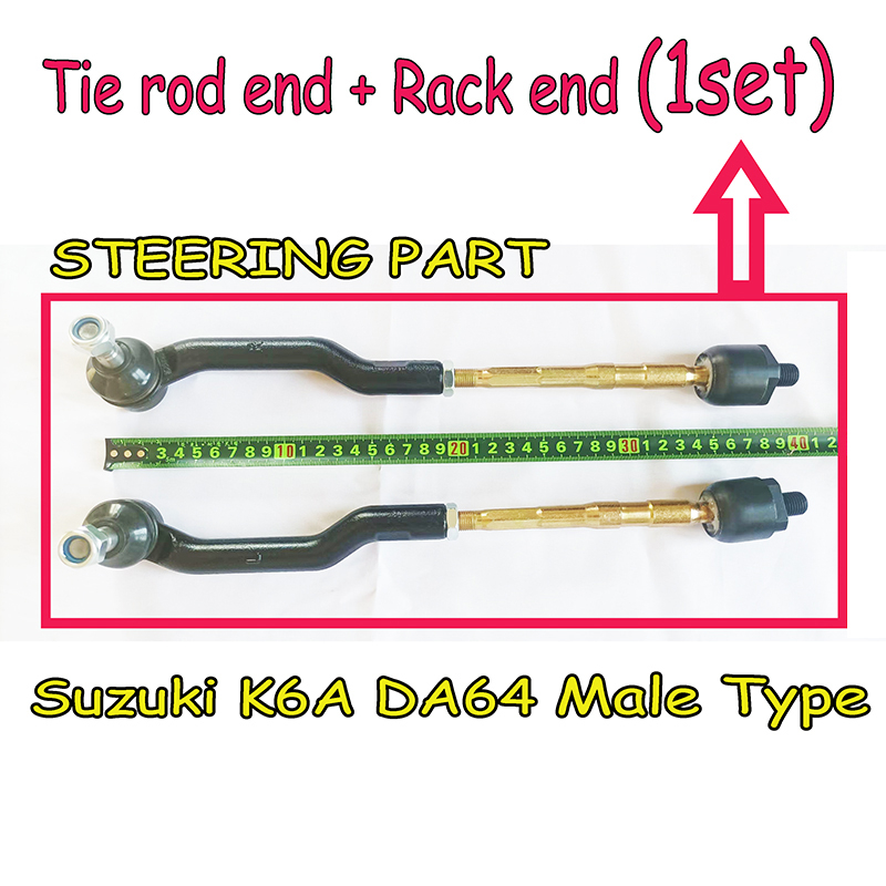(1set)Suzuki K6A DA64 Male Type (Tie rod end and Rack end) | Shopee ...
