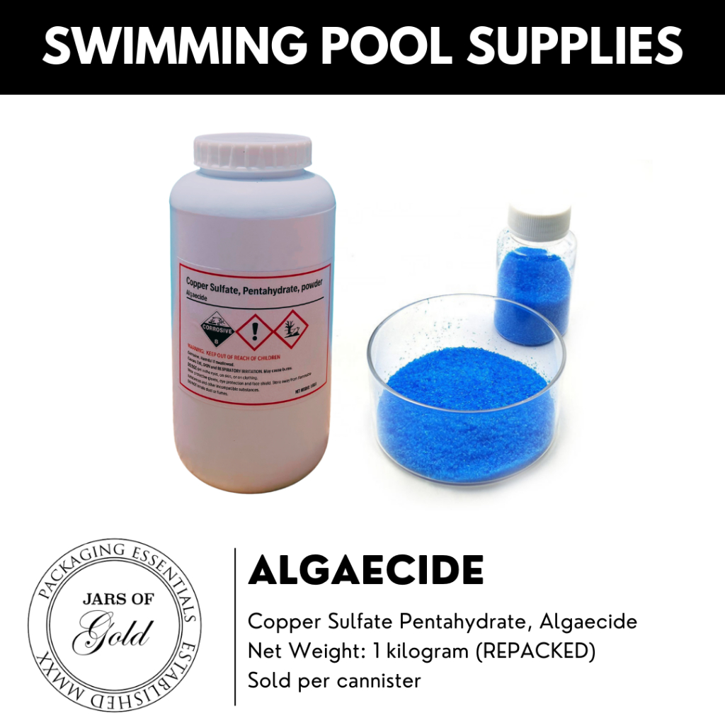 Pool Algaecide 1kg For Swimming Pool Anti Algae Anti Lumot Copper Sulfate Blue Powder 4032