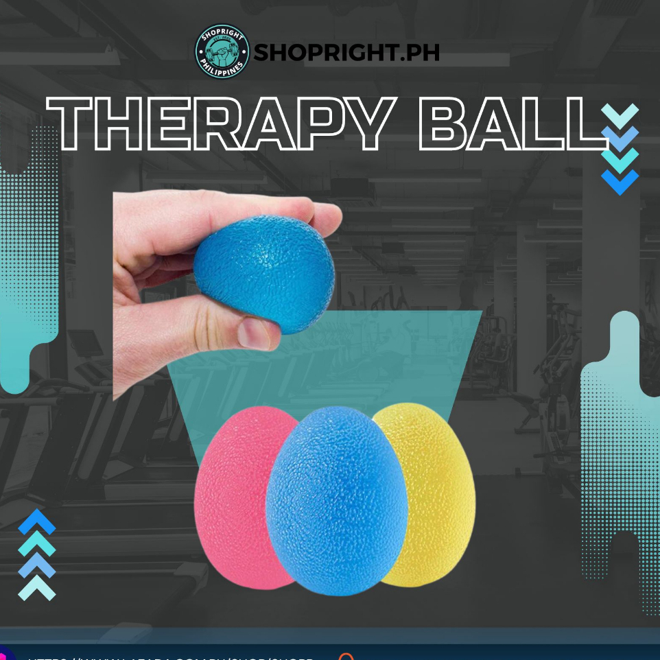 Hand Therapy Finger Exercise Grip Ball Strength Trainer Squeeze Stress ...