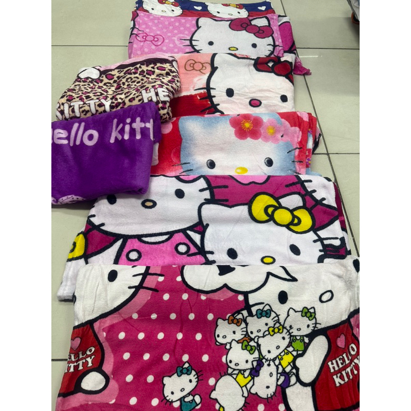 MICROSOFT BLANKET KUMOT CHARACTERS PRINT DOUBLE SIZE | Shopee Philippines