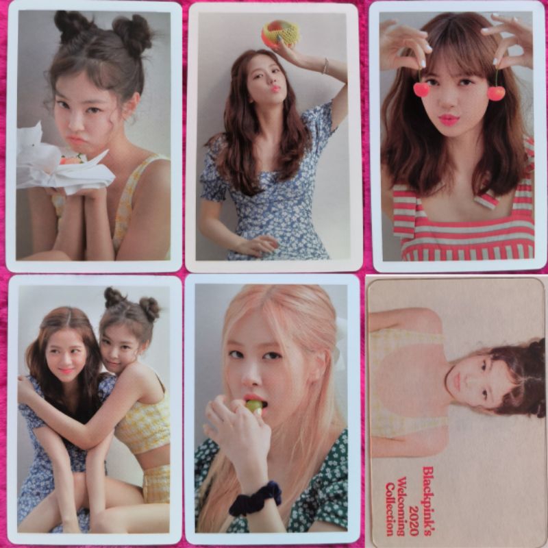 ONHAND BLACKPINK 2020 WELCOMING COLLECTION OFFICIAL PHOTOCARDS (RARE ...
