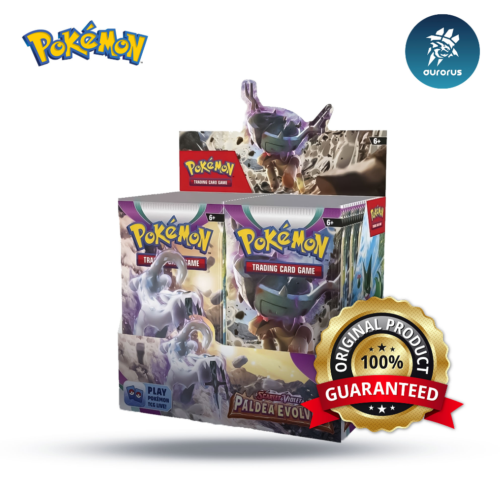 Pokemon TCG - Scarlet & Violet 2 Paldea Evolved Booster Box | Shopee ...