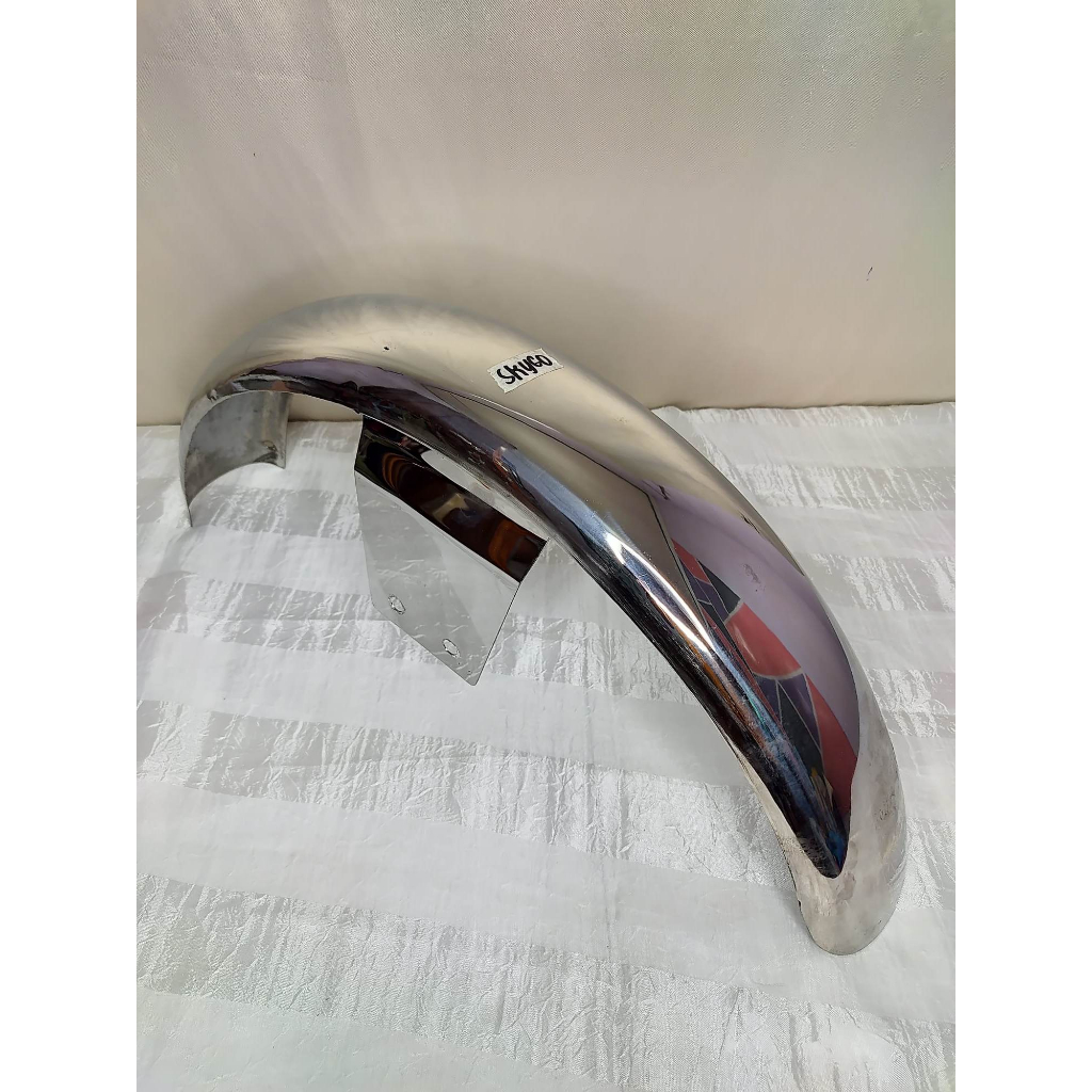 STAINLESS FRONT FENDER SKYGO, RUSI 125, RUSI 150(Tapaludo) | Shopee ...