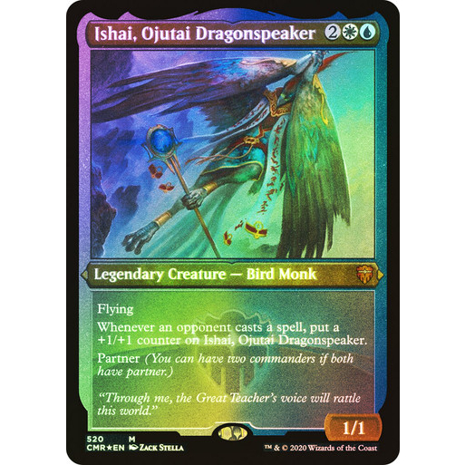 Ishai, Ojutai Dragonspeaker (Etched Foil) Commander Legends (CMR