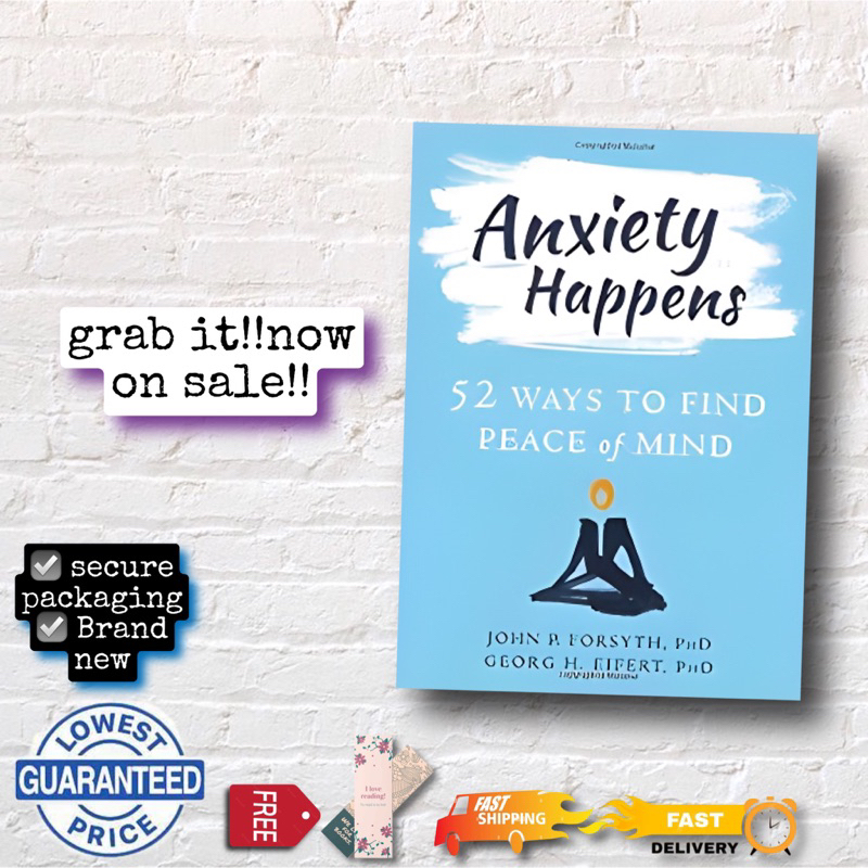 Anxiety Happens 52 ways to find peace of mind | Shopee Philippines