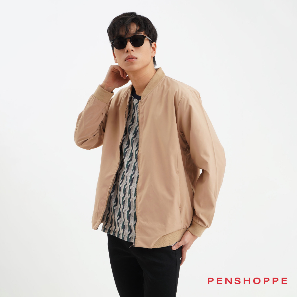 Penshoppe Bomber Jacket For Men | Shopee Philippines