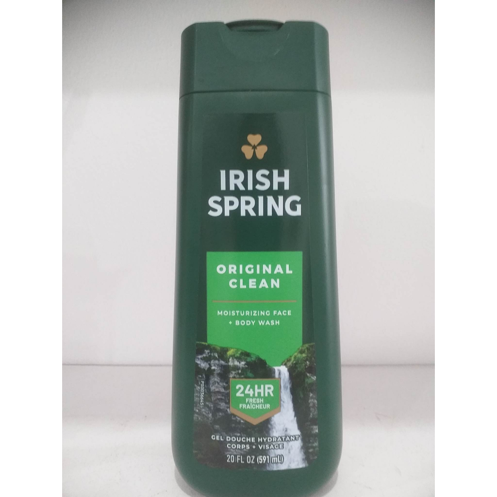 Irish Spring Original Clean Scented Body Wash 20 oz (591ml) Shopee