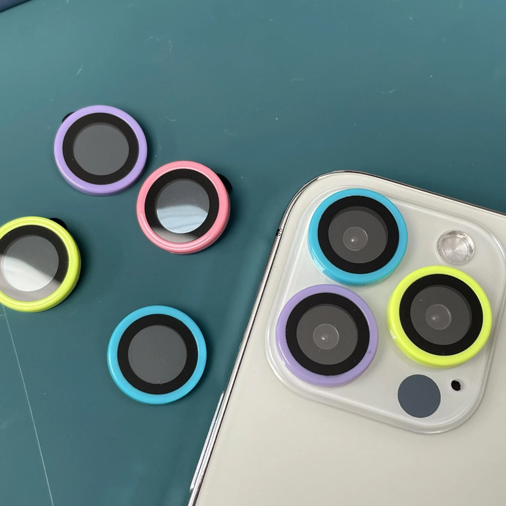 Luminous Candy Camera Lens Protector Ring Lens Sticker Slim Glass Film ...