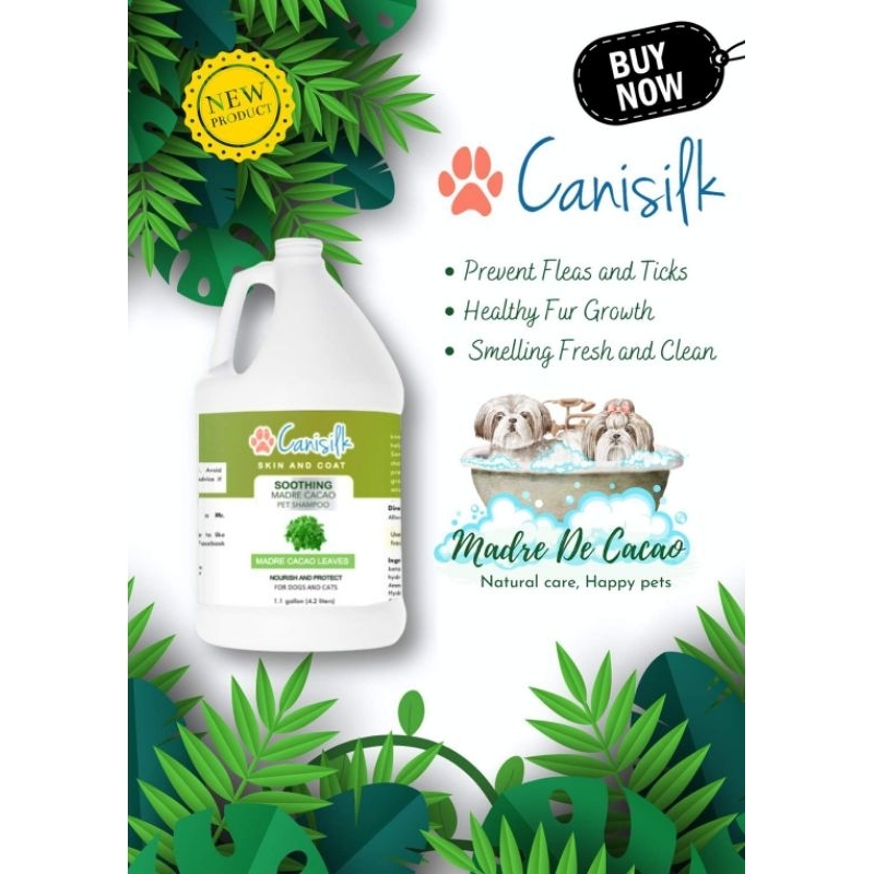 Canisilk Pet Shampoo (Super Effective in Killing Ticks and Fleases
