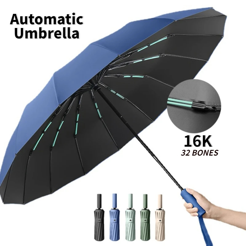 automatic sunny umbrella antiultraviolet folding umbrella men women UV
