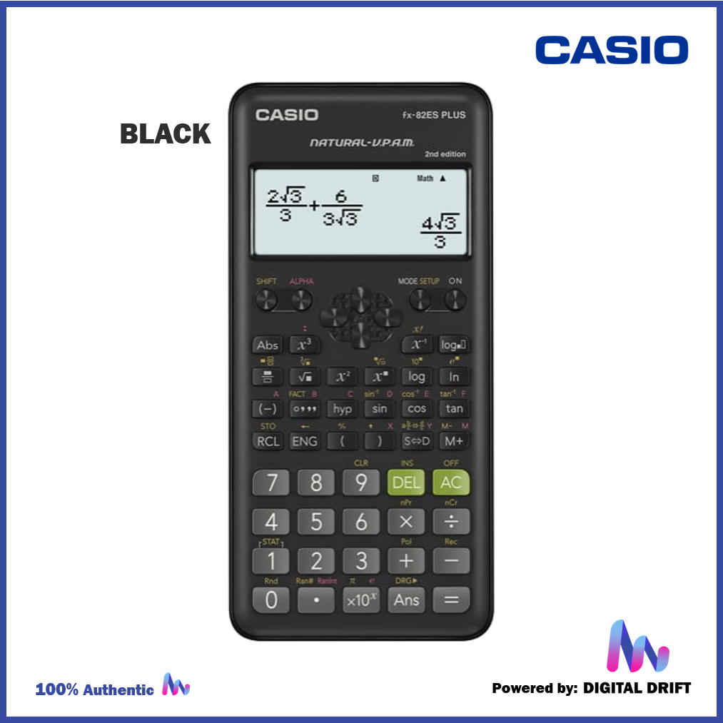 Casio fx 82ES PLUS 2nd Edition Scientific Calculator Original Shopee Philippines
