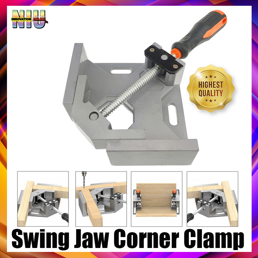 90 Degree Single Swing Jaw Corner Clamp 68mm Right Angle Clamps
