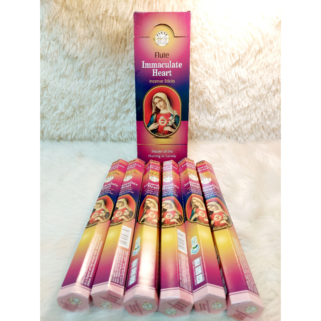 Flute Incense Pack Immaculate Heart (20 sticks) Shopee Philippines
