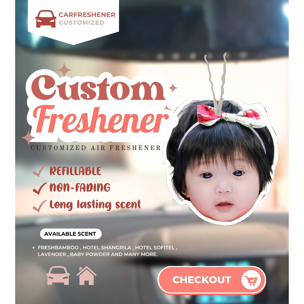 Customized Car Air Freshener / Air Freshener / Personalize Air