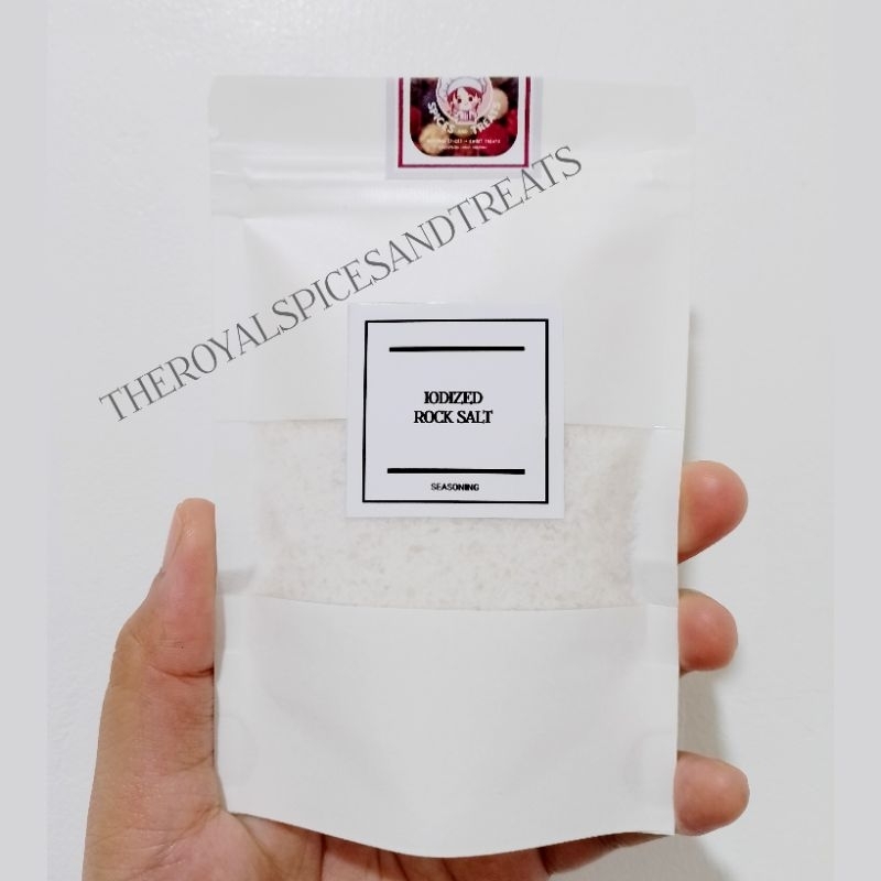 Iodized Rock Salt (120grams) | Shopee Philippines