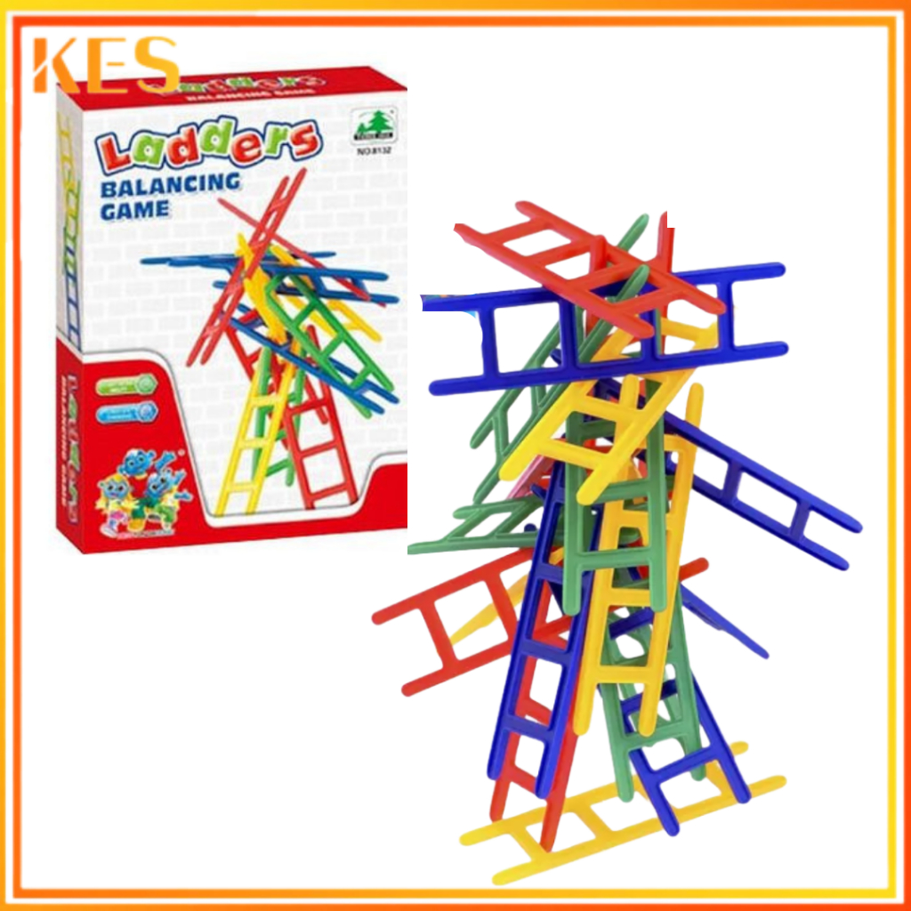 Balance Board Game "The Ladder" 20 Stairs/Family Game Ladder Balancing