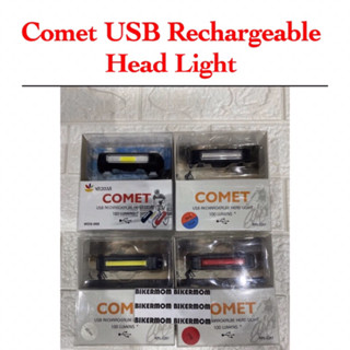 Comet usb cheap rechargeable headlight