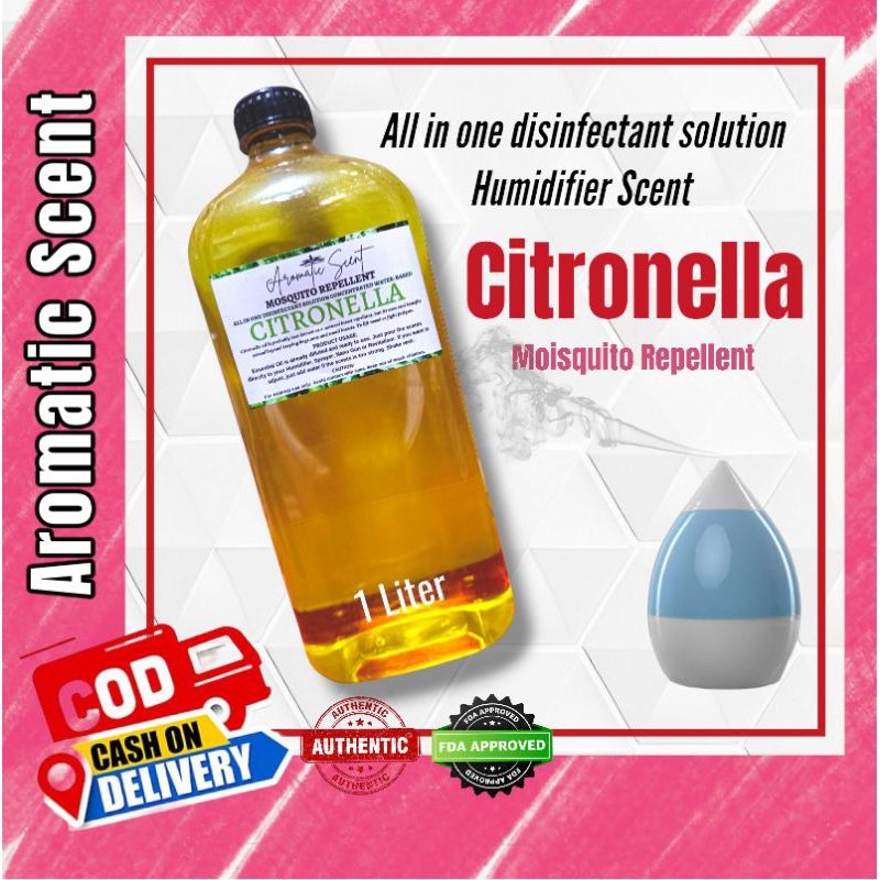 CBH AROMATIC SCENTS / CITRONELLA MOSQUITO REPELLENT / ALL IN 1