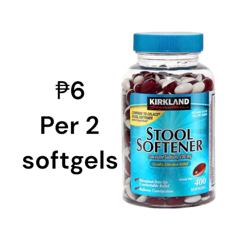 Kirkland Signature Stool Softener 100 mg Shopee Philippines