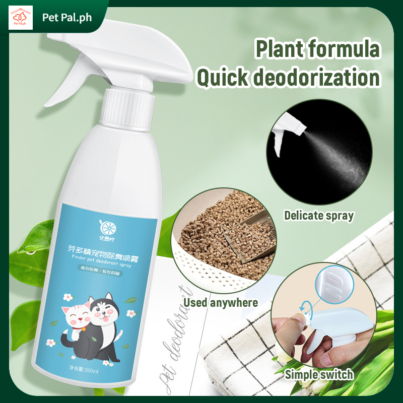 500ML Pet Deodorant Spray Biological Enzyme Spray Deodorizing for Cats