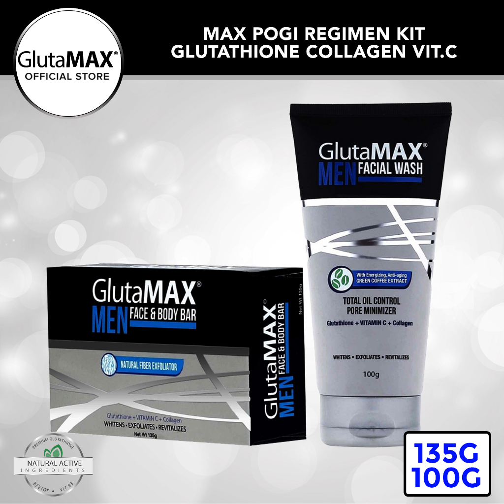 GlutaMAX MEN MAXPogi Skin Care Regimen