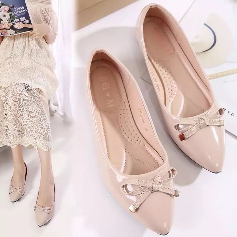 [SP] SAK Korean Women's Doll Flat Shoes 5018 | Shopee Philippines