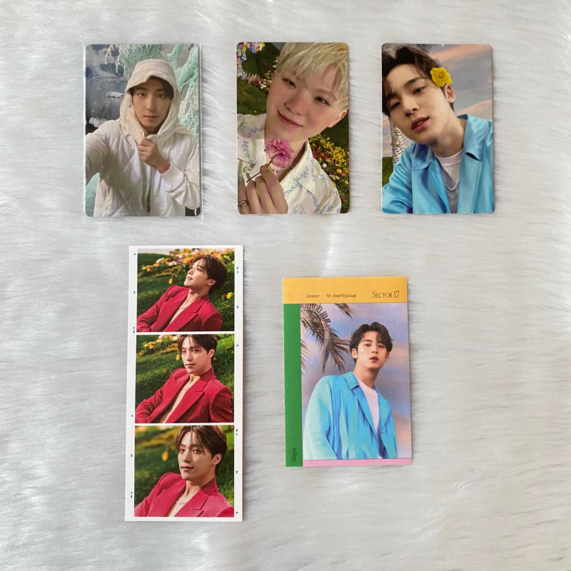 Seventeen Sector 17 Sector17 Inclusions (Photocards, Film Card, Sticker ...