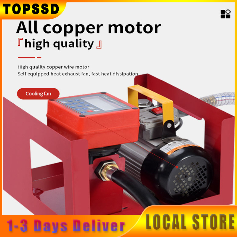 Selfpriming Electric Oil Pump Diesel Fuel Transfer Pump Can