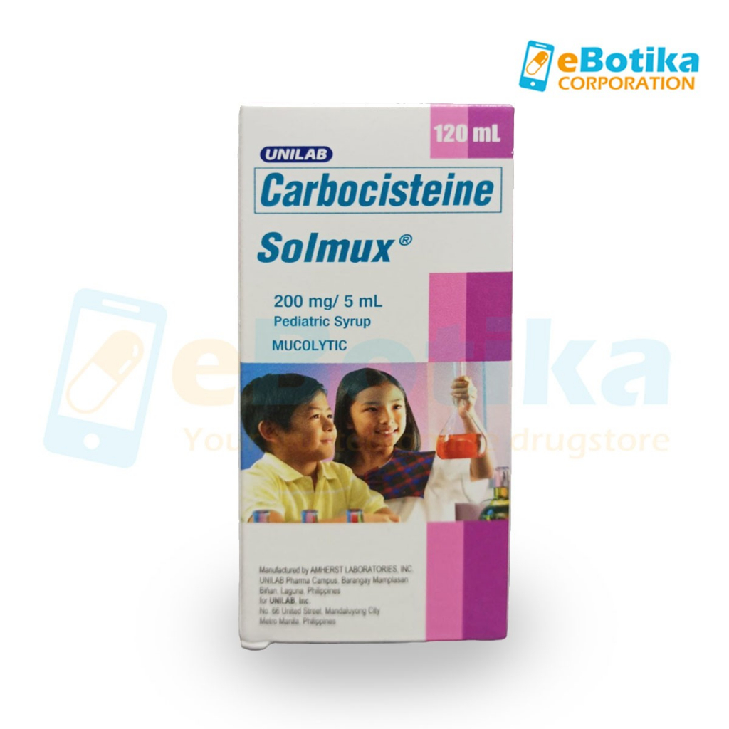 Solmux 200mg / 5mL 120mL Pediatric Syrup | Shopee Philippines