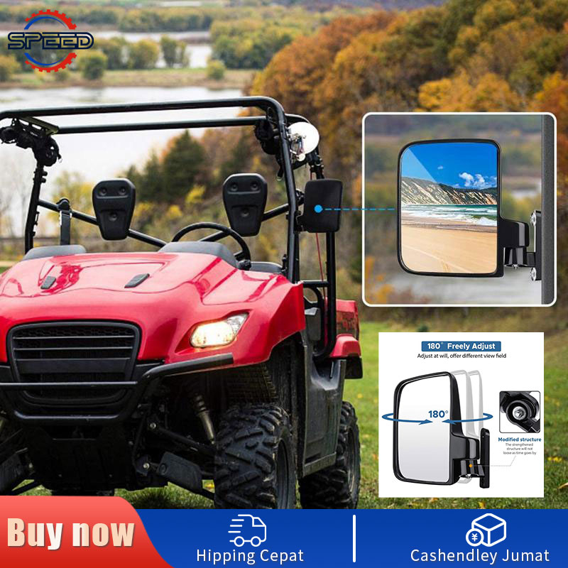 Golf Cart Mirrors Universal Folding Side View Mirror For Golf Carts