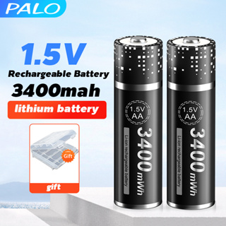 100% Capacity 1.5V AA Rechargeable Battery aa Li-ion Batteries 3400mWh  Lithium Cell for Remote Control Wireless Mouse Toy
