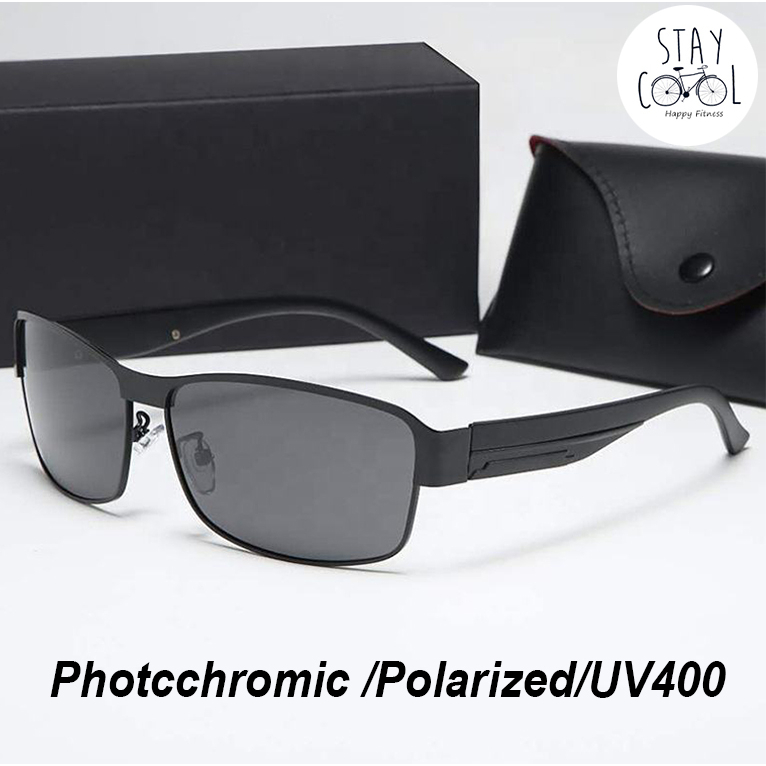 Coolpandas Driving Photochromic Polarized Sunglasses Men Aluminum