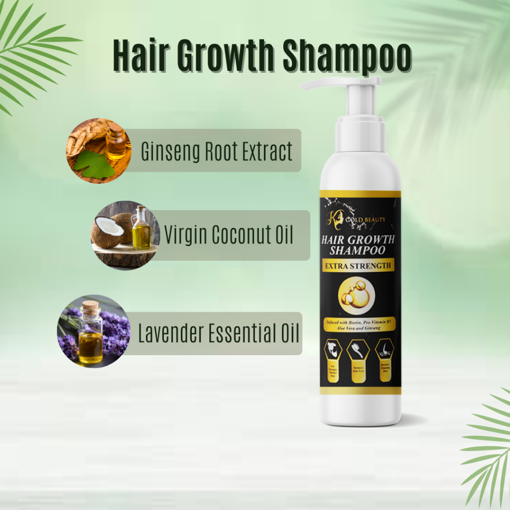 24K Hair Growth Shampoo And Conditioner With FREEBIES - Hair Treatment ...