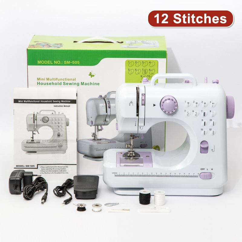 20 Stitches Portable Electric Sewing Machine Mini Household