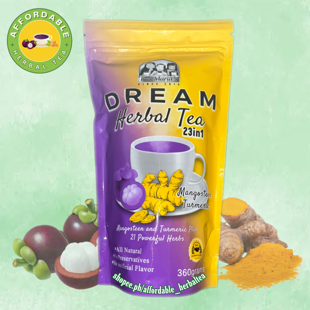 Tres Marias Dream Herbal Tea 23 in 1 (Mangosteen and Turmeric + 21