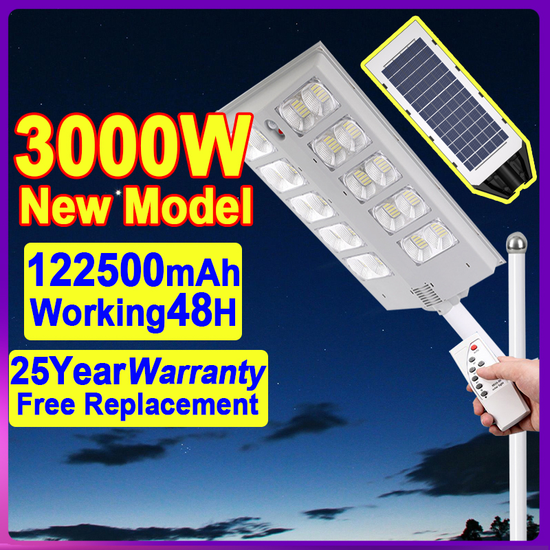 3000W Solar street light Solar light outdoor waterproof solar light