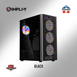 Inplay Honeycomb Pro Black / White ATX Desktop PC Case Honey Comb ...