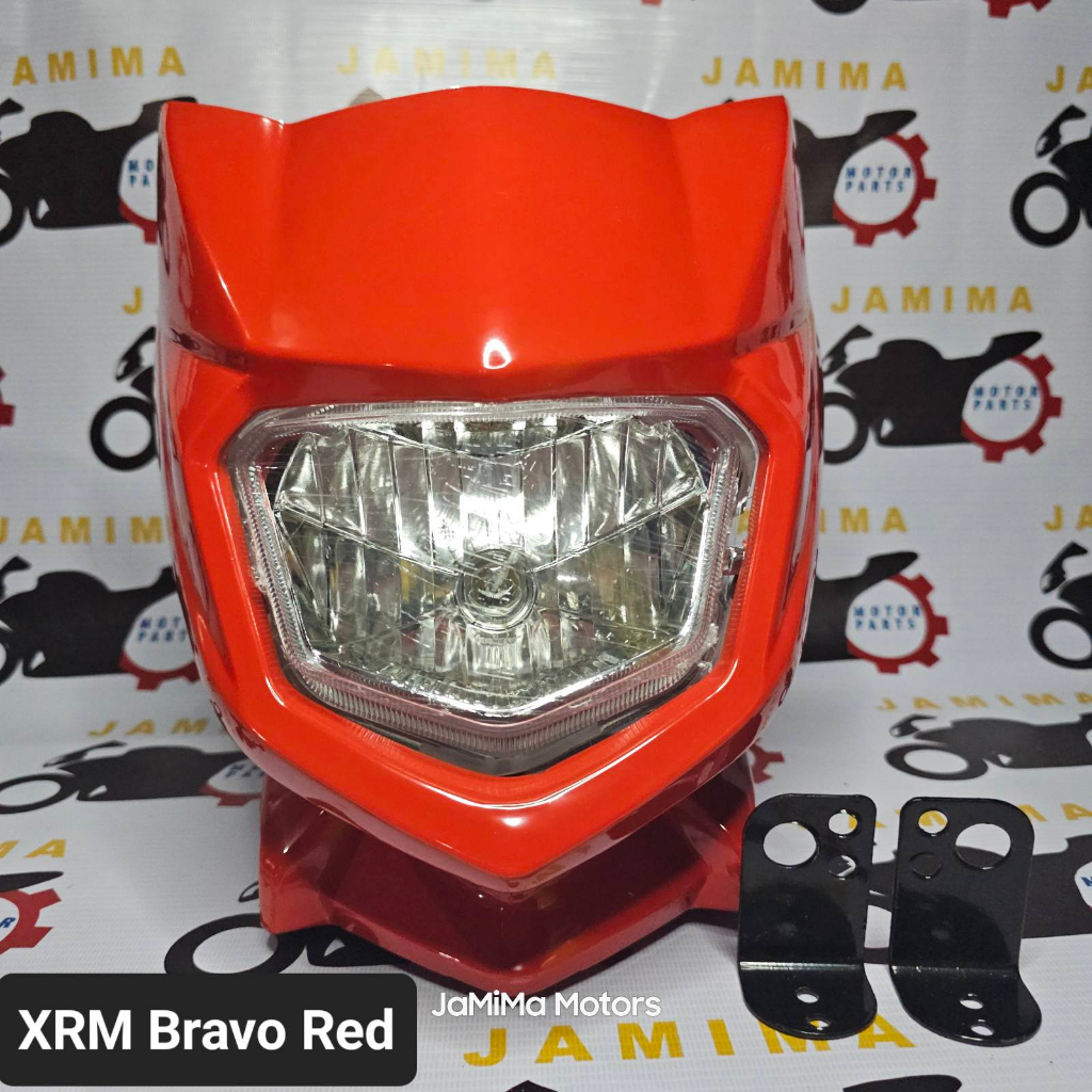 JMM HEADLIGHT ASSY XRM BRAVO RED YSK BRAND | Shopee Philippines