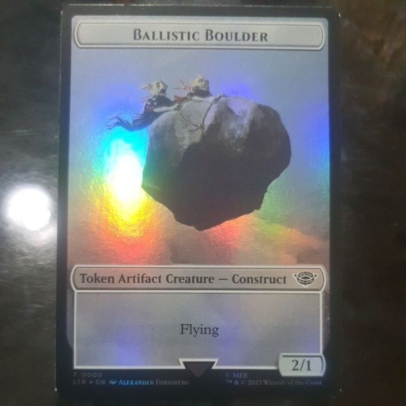 MTG - BALLISTIC BOULDER/FOOD DOUBLE-SIDED TOKEN (FOIL) | Shopee Philippines