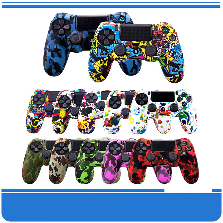 PlayStation PS4 Silicone Gamepad Controller Skin Protection Case Slim