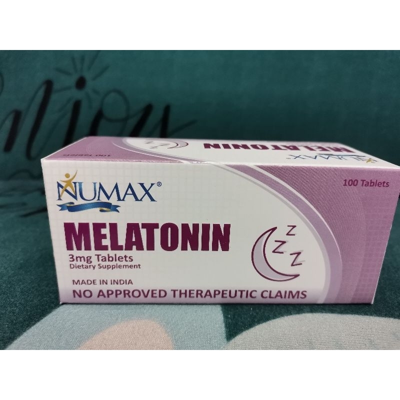 Numax Melatonin 3mg (Box of 100's) EXPIRY Nov 2025 | Shopee Philippines