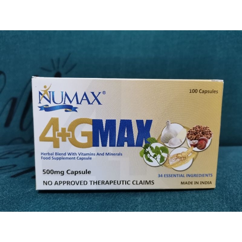 BUY 1 TAKE 1 Numax 4+GMax 500mg (Box of 100's) EXPIRY SEPT 2025 ...