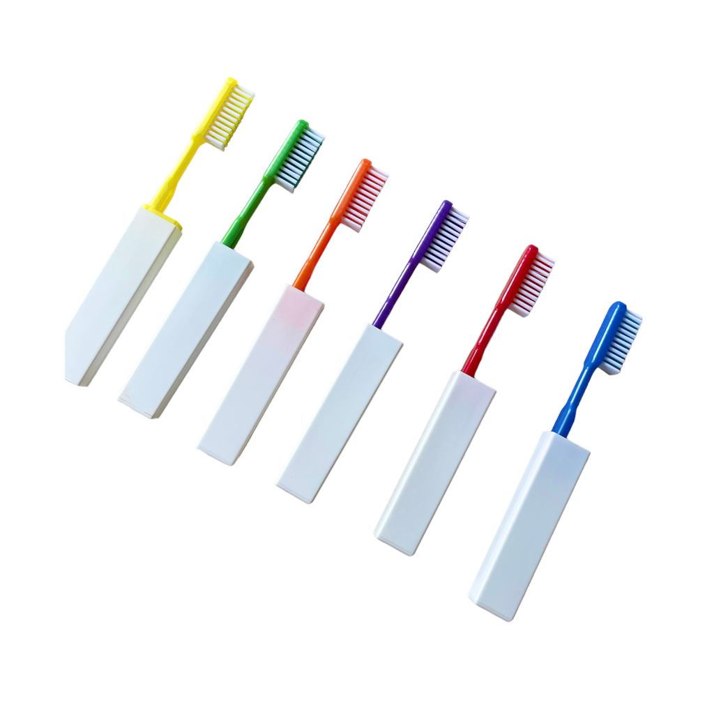 Springmaid Traveller Toothbrush 24pcs/Box with Individual Case | Oral ...