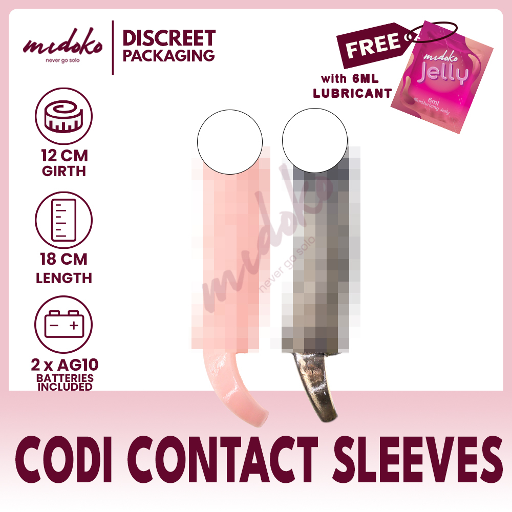 Midoko On-Contact Vibrator Penis Extender Sleeves for Boys Adult Sex Toy  for Men Flesh | Shopee Philippines