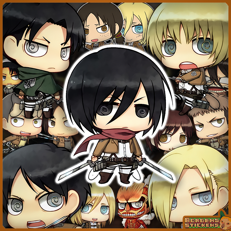 Shingeki no store kyojin chibis