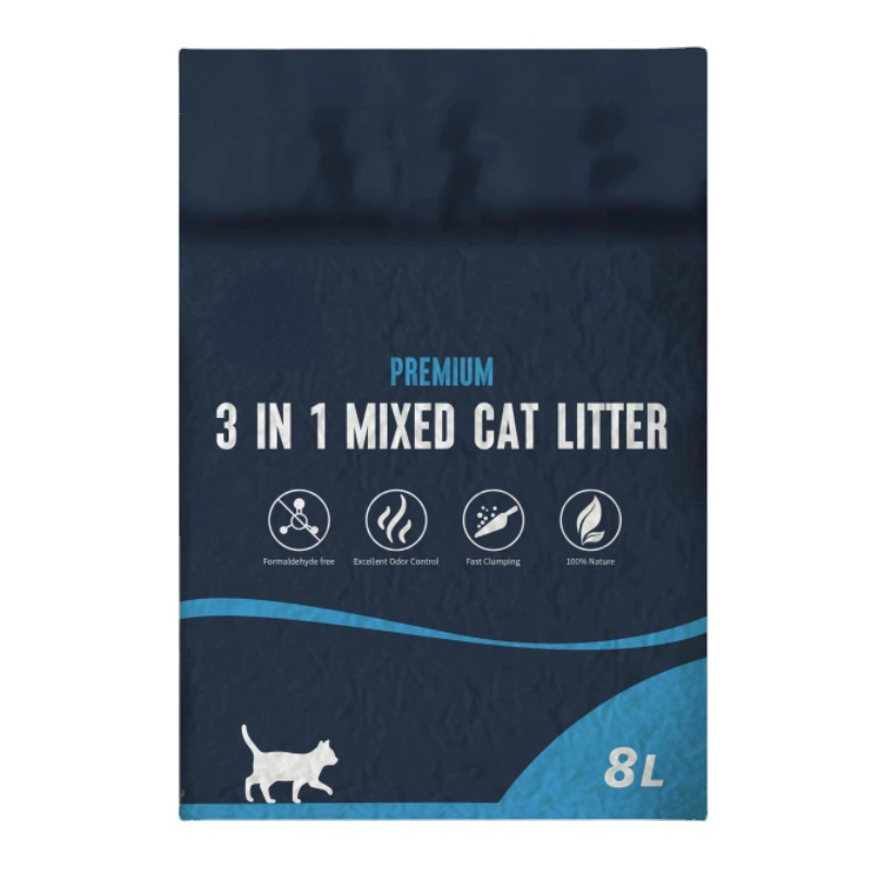 AimayaPet Mixed Cat Litter Deodorant Bentonite Tofu Cat Litter Dust