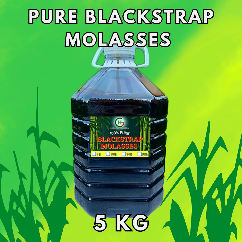 BLACKSTRAP MOLASSES PURE 5KG FOR PLANTS, ANIMALS, PROBIOTICS