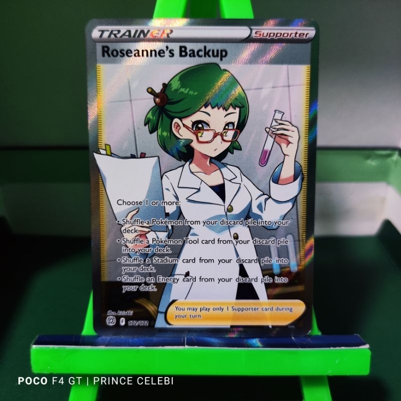 Pokemon TCG - Roseanne's Backup Full Art | Shopee Philippines